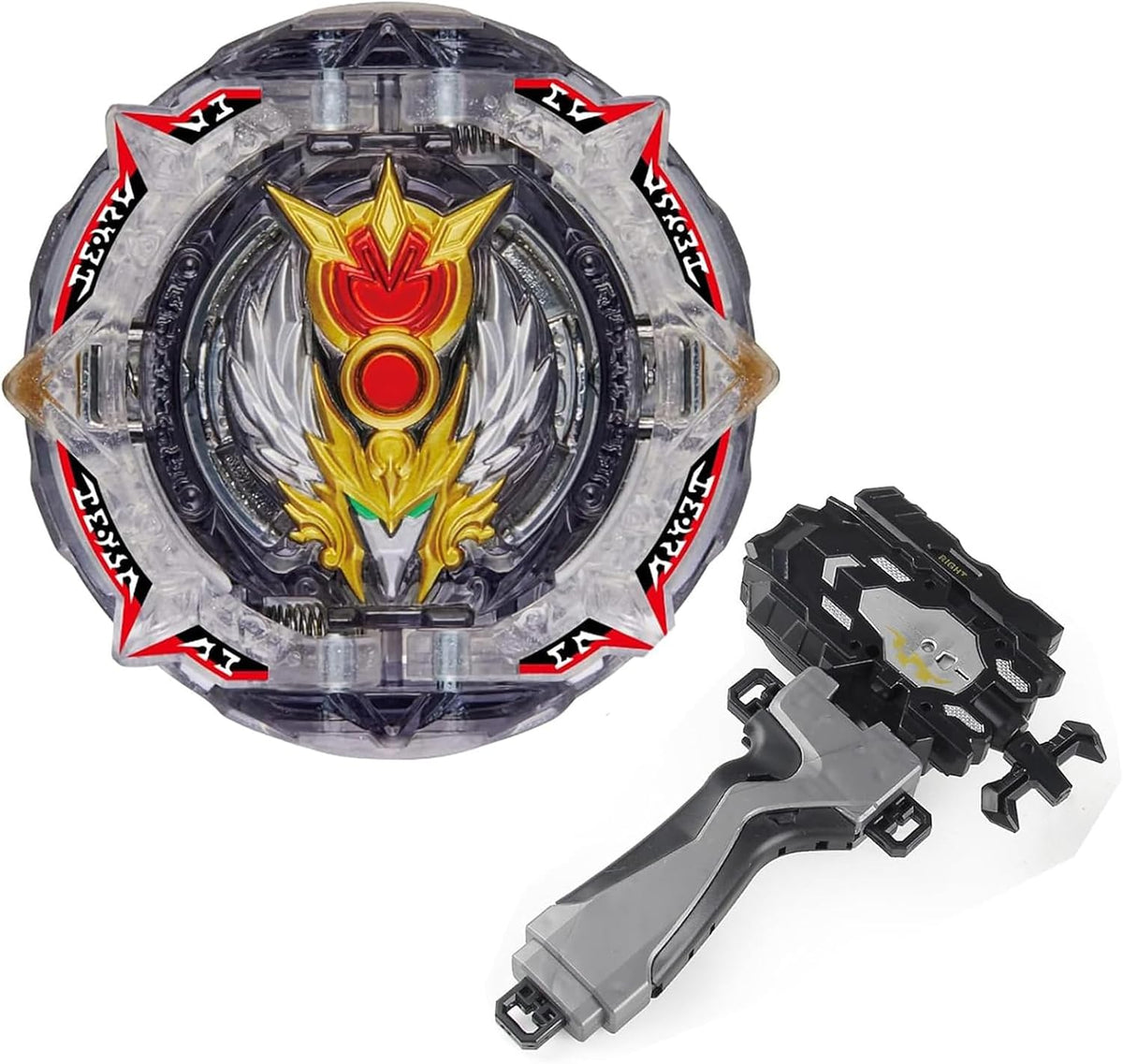 Mlywd Burst SuperKing B-167 battling top with two-way launcher and grip