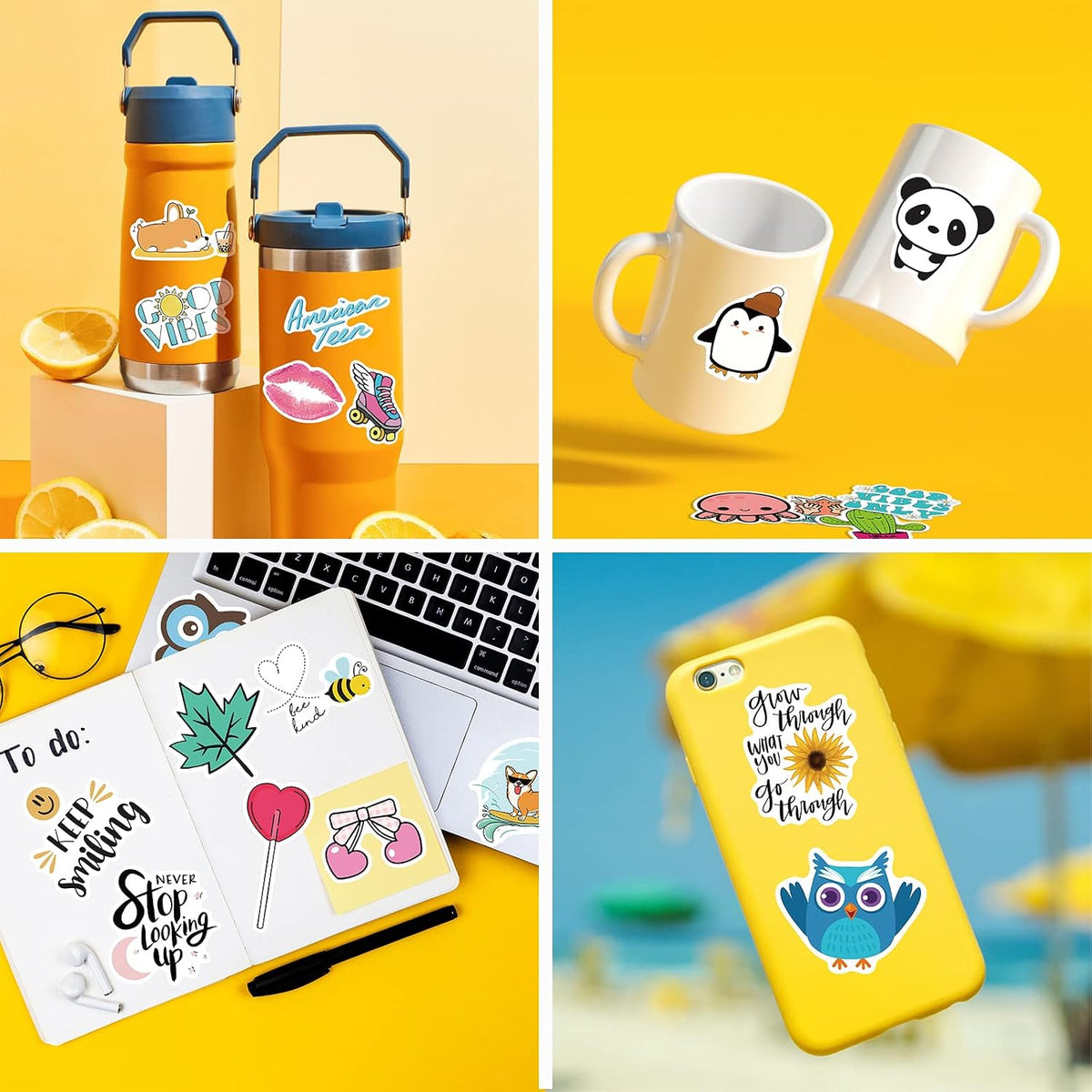 Apakkai 600 Pcs Cute Stickers for Kids - 100pcs - image 3