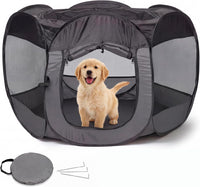 FurHaven Soft-Sided Dog & Cat Playpen - Gray / Small