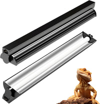 8W T5 10.0 UVB Reptile Light Fixture 12" - Fixture Black / 8W 12 Inch