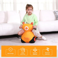 INPANY Bouncy Bull, Cow Hopper for Cowboys, Kid Gifts Toy - Orange Car - image 3