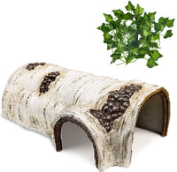 Reptile Hide Snake Cave Large Simulation Stone Resin Hideout Leopard - D-Medium