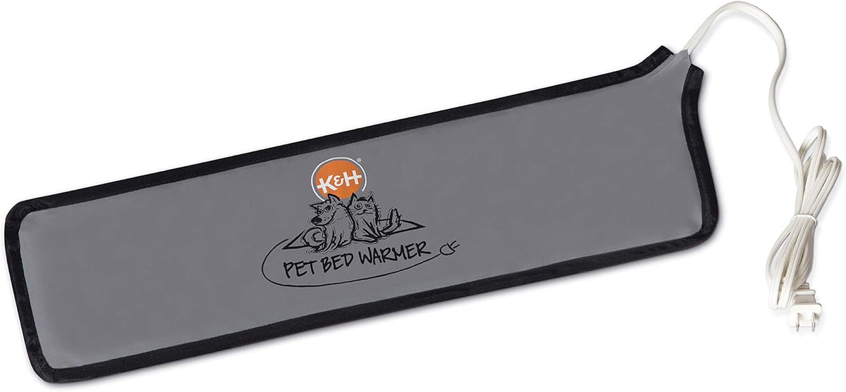 K&H Pet Bed Warmer, Safety Listed, Cat Heating Pad - Gray / Medium