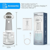 Dog Shampoo Dispenser, UFO Dog Shampoo Sprayer Electric Foaming Shampoo Dispenser for Dog and Cat Washing, for Bathtub, Kitchen Sink, Bathroom Cleaning, Grey
