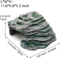 Gecko Hide Shale Scape Step Ledge - Large-B-11.8 * 9.8 * 5.3 - image 2