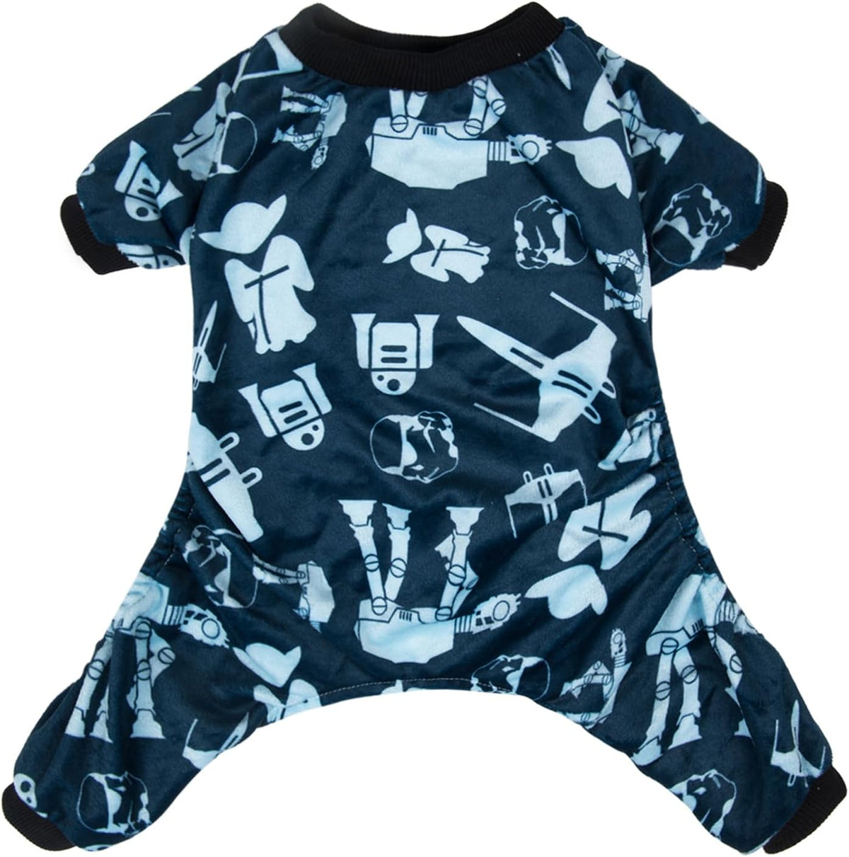CuteBone Small Dogs Outfit Soft Puppy Onesies Pjs Christmas Dog - Star Wars / Medium