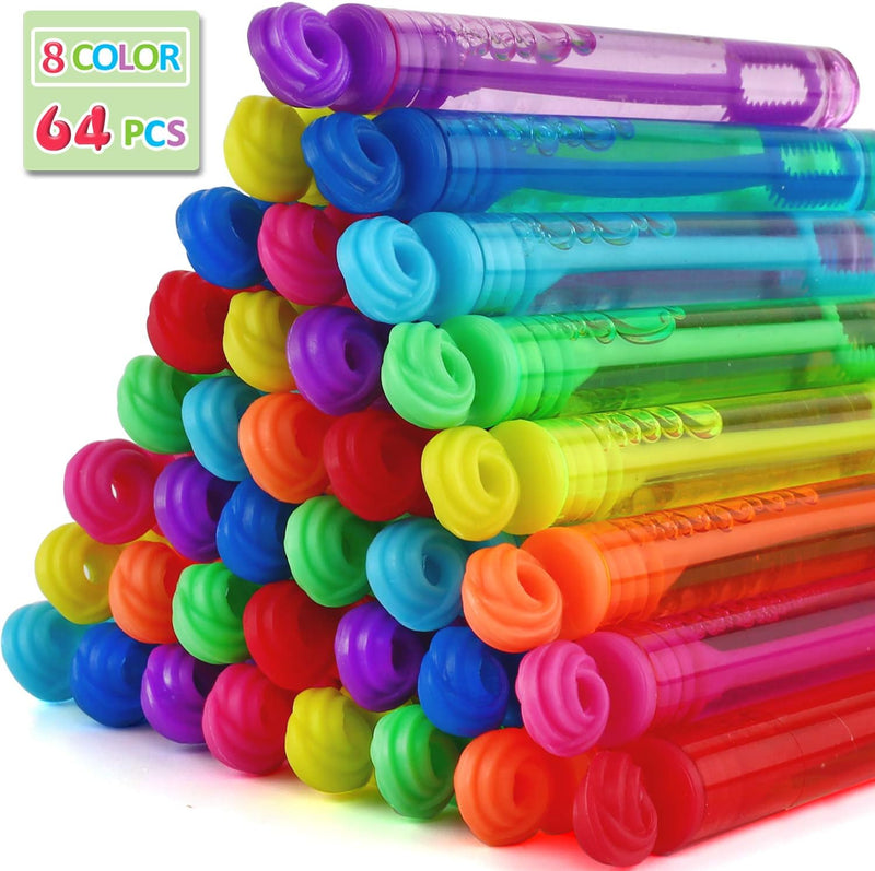 64 Pack Mini Bubble Wands Party Favors