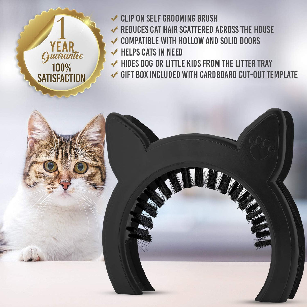 Interior Cat Door, Pet Door for Cats, Cat Door Hides Litter Tray - image 3