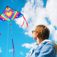 HONBO Large Delta Kite for Kids & Adults - Heart - image 3