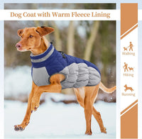 Dog Winter Jacket Cozy Reflective Waterproof Windproof Warm Pet - Large / Blue - image 4