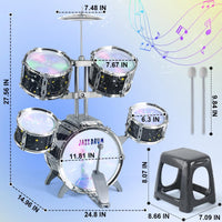 CAPTAIN CHAOWING Kids Drum Set for Toddlers 3-5 - image 2