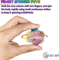 Fidget Spinner Toys Cube Adults - Rainbow+rainbow - image 3