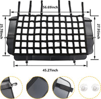 Pet Net Vehicle Safety Mesh Dog Barrier for Jeep 2/4-Door 2007-2026 – Essentials for Dogs - image 2