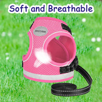 Cat Harness and Leash Set - Pink / S (Chest: 9" - 11") - image 2