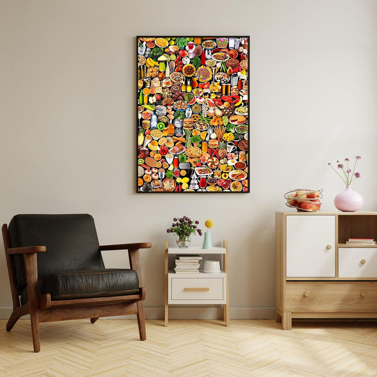 Funny Dog Pizza Jigsaw Puzzles, Food Kitchen - Monta Food - image 2