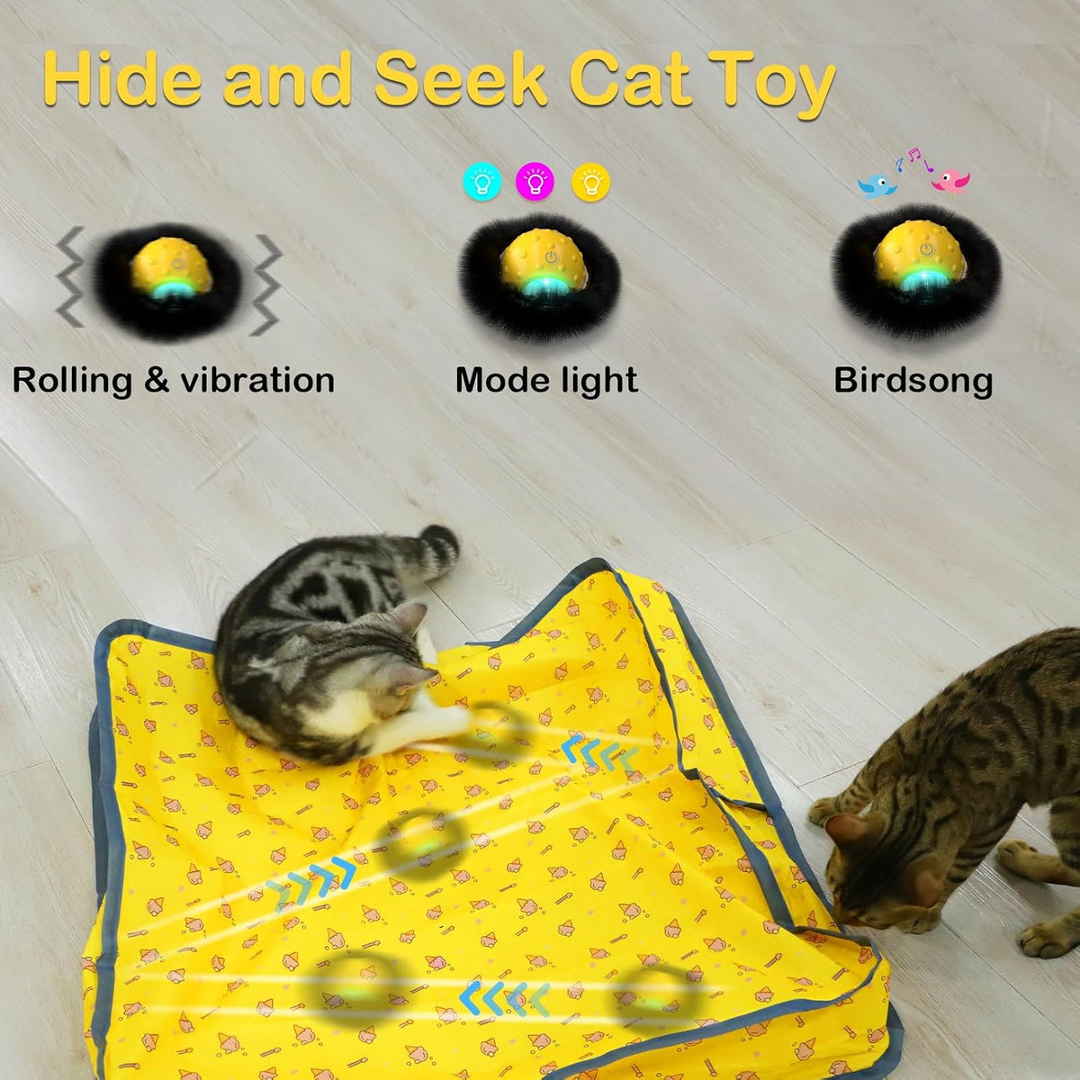 Muhhiba Interactive Cat Toys for Indoor Cats - image 2