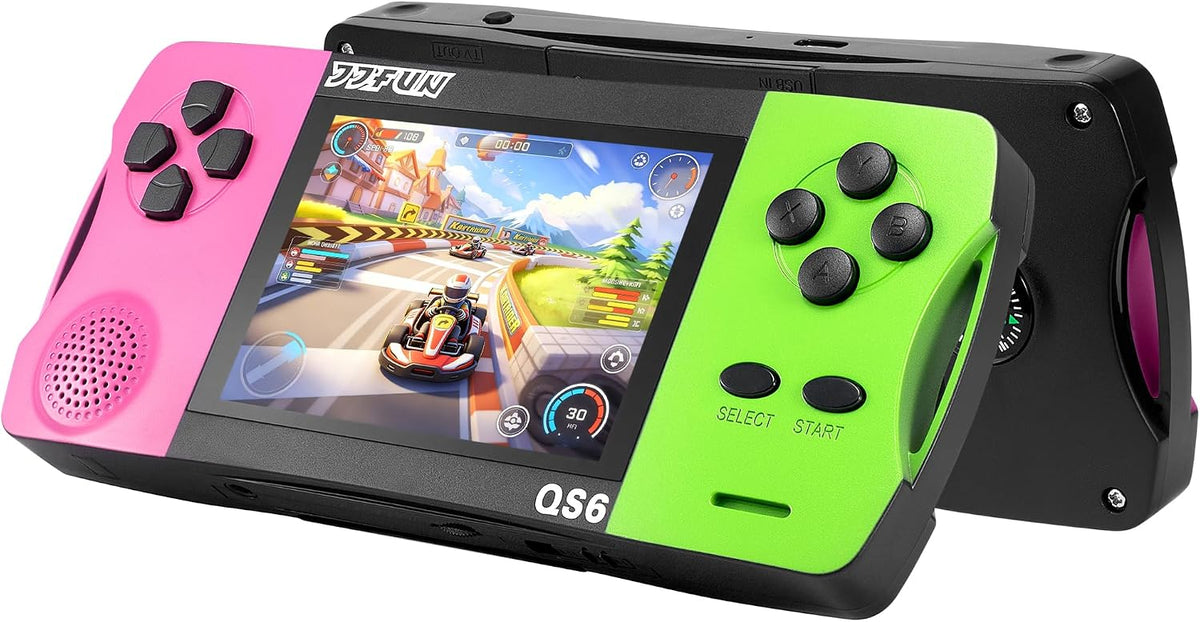 Handheld Games for kids Built-in 200+ Classic Retro Games - Green