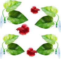 CousDUoBe 2 Pack Betta Fish Leaf Pad Improves Betta's Health - 4 Pack
