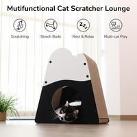 FUKUMARU Cat Scratcher House - Snow Mountain Shape - image 2