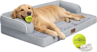 Comfort Expression Orthopedic XL Dog Bed for Large and Extra Large - Grey / 42"L x 30"W x 7.5"Th