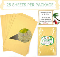 Firdnyohs 25PCS Gravel Paper for Bird Cage - 11" x 17"-25Pcs - image 2