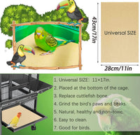 Firdnyohs 25PCS Gravel Paper for Bird Cage - 11" x 17" - image 4