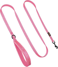 6FT Reflective Dog Leash for Small Medium Dogs, 5/8" Width - Pink / 5/8''x 6 FT - image 3