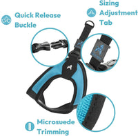 Gooby Escape Free Easy Fit Dog Harness, Step-in - Large chest (20.25~24.75") / Red - image 2
