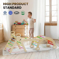 BlueWood Pikler Triangle Set with Safe Handle - Colorful - image 3