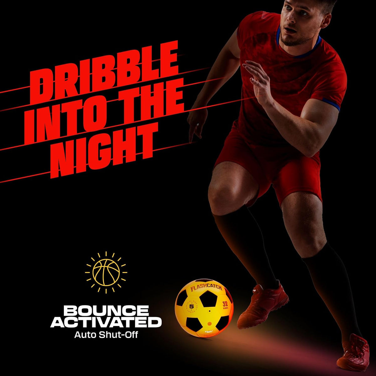 Light Up Soccer Ball, Glow in the Dark, NO 5 - image 2
