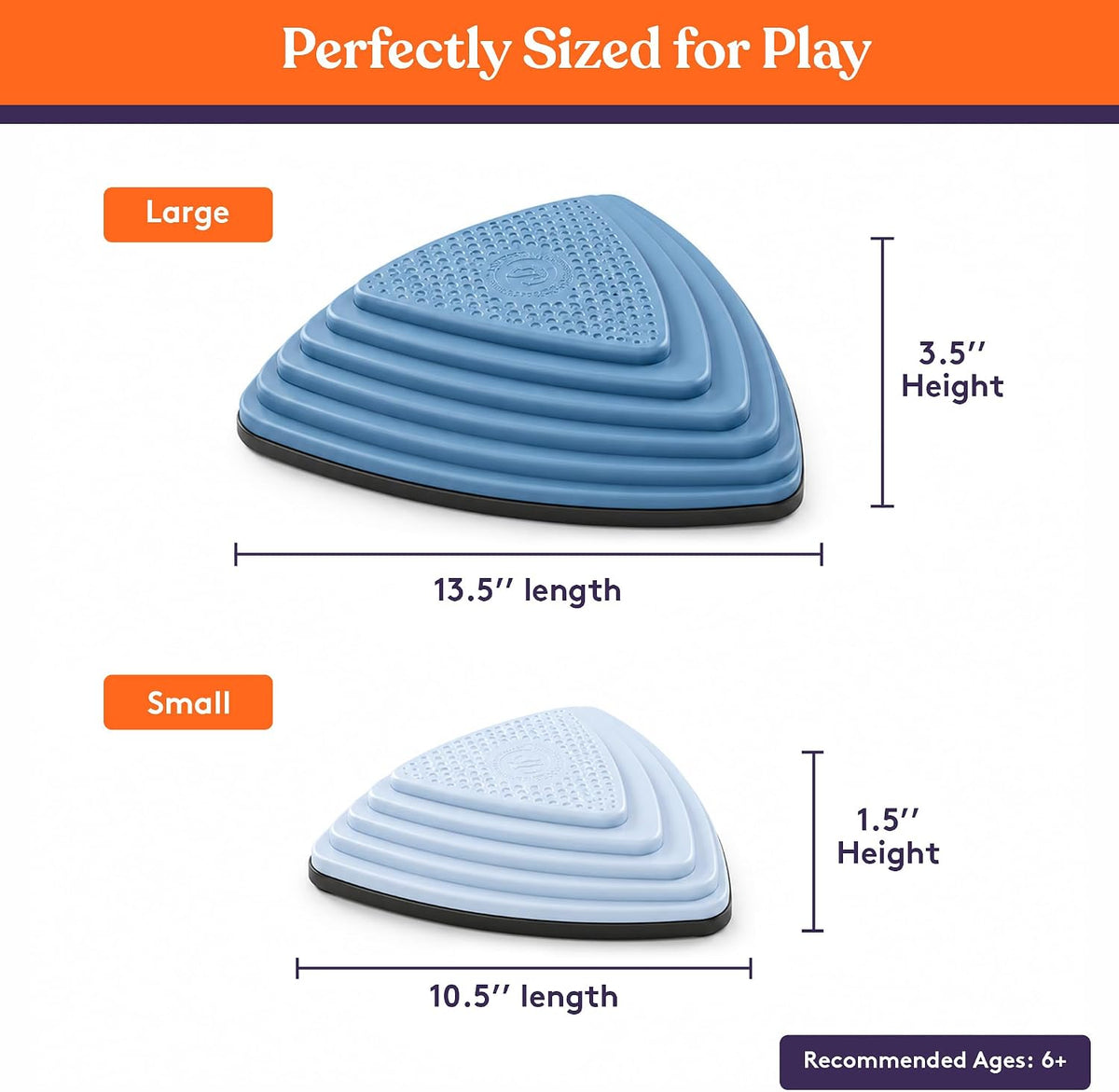 Special Supplies 10 piece rubber stepping stones for kids in bright colors - view 12