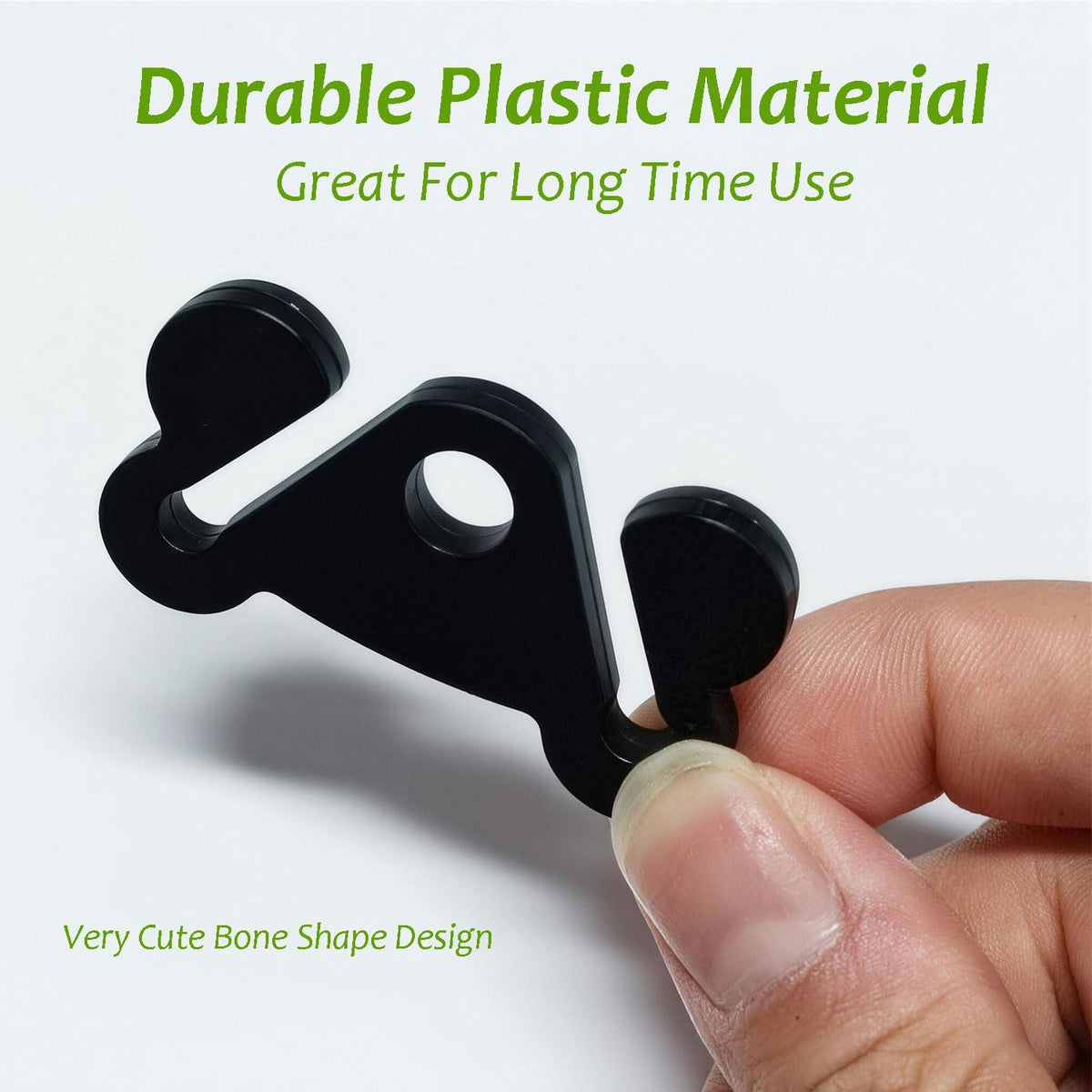 Dog Poop Bag Holder Leash Dogs Waste Bag Clip Dispenser Plastic - 1 Count (Pack of 2) / Black - image 2