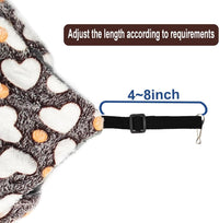 Straps are Adjustable Sugar Glider Pouch Hammock Bed Bedding - Brown Pink - image 2