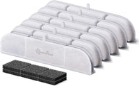 DownyPaws 6 Packs Replacement Filters for Battery Operated Cat Water - 6 Packs