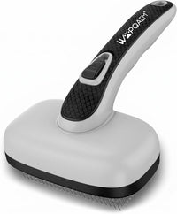 Self Cleaning Slicker Brush for Dog and Cat Shedding – Essentials for Dogs - Grey