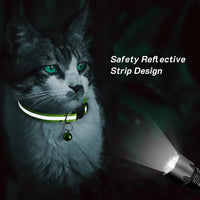 12 Pack Reflective-Breakaway Cat Collars with Bells - Adult Cat 7.5''-12.5'' (with 2 Airtag Holders) - image 2