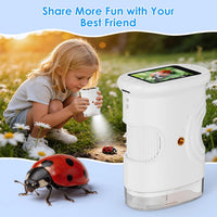 4K 1000X Handheld Digital Microscope for kids 2.0" IPS Screen – Fun for Kids & Family - White - image 4