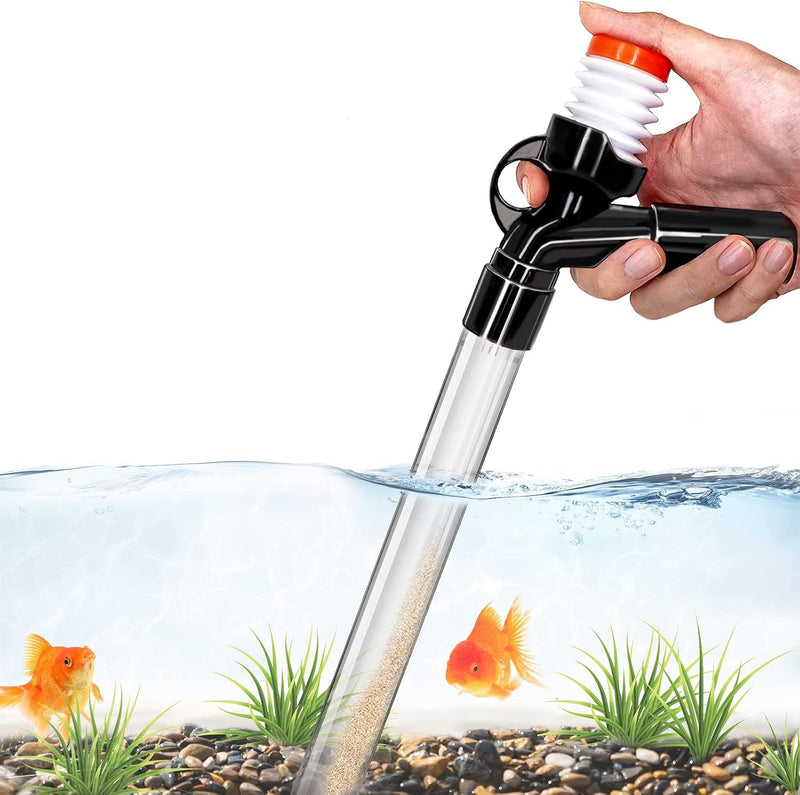 Aquarium Gravel Cleaner Fish Tank Kit Long Nozzle Water Changer