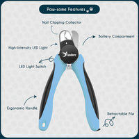 Candure Pet Nail Clippers - Sky Blue / Large to Medium pets - image 4