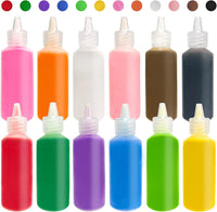 Panxxsen 24PCS Colored Art Sand Kit - 12 PCS