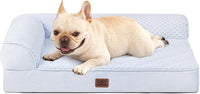 EHEYCIGA Orthopedic Dog Bed Medium Size, Memory Foam Dog Bed - Washblue / 30.0"L x 20.0"W x 6"Th