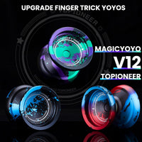 MAGICYOYO V12 Finger Spin Yoyo - Blue Green Purple - image 2