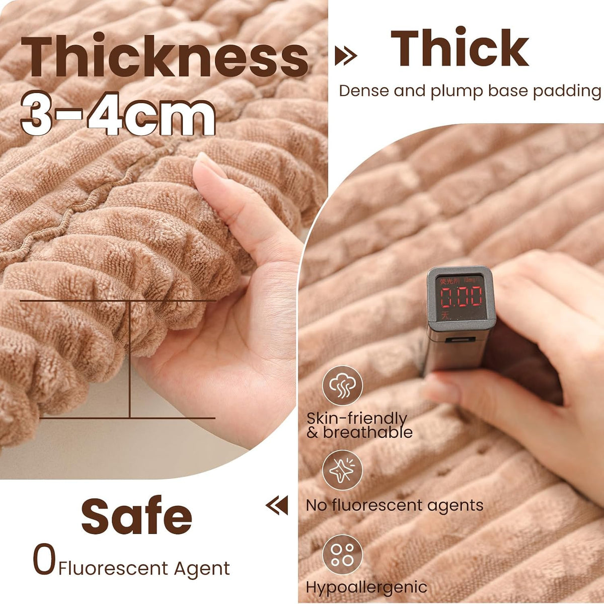 Couch Cover for Dogs Washable - Coffee / 23.6" x 47.2" - image 3