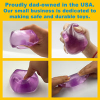 Original BigBlok Premium Stress Cube, Squishy Fidget Toy - Purple - image 2
