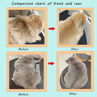 Groompro Deshedding Brush, Dog Brush for Shedding, Zen Brush for Cats,Cat Brushes Dog Brus Pet Hair Removal Tool, Painlessly Remove for Short & Long Hair(L(5.3 inch))