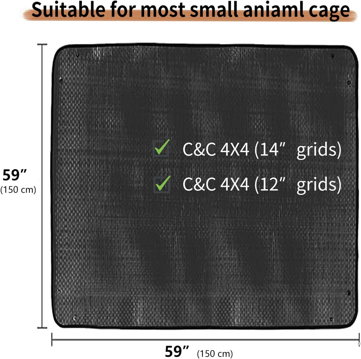 Oncpcare Waterproof Pet Playpen Mat 59"x39" - 59x59 in (1pcs) - image 2
