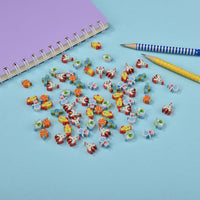 300PCS Mini Cute Animals and Fruits Pencil Erasers for Kids Bulk – Fun for Kids & Family - small / Outer space - image 3