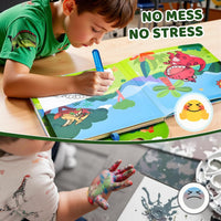 JoyCat Farm Water Coloring Book for Toddler Kids, 13 Pages - Dinosaur - image 3