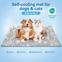 BEAUTYZOO Cooling Mat for Large Dogs, Self-Cooling - Grey / 59.0"L x 40.0"W x 1.0"Th(XL) - image 4