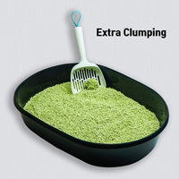 I AM TOFU - Tofu Cat Litter, Natural Flushable, Dust Free, Extra Clumping Pellet Litter (10 LBS, Green Tea)